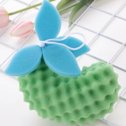 Fruit Shaped Bath Sponge- Green-picture-18