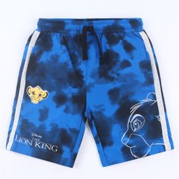 Pine Kids Disney Terry Above Knee Length Tie & Dye Shorts With Lion King Graphics - Blue-image-63