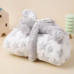 Kicks & Crawl - Little Ellie Star Toy Blanket-Grey-picture-23