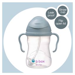 b.box Weighted Straw Sippy Cup 240ml Ocean Blue-20