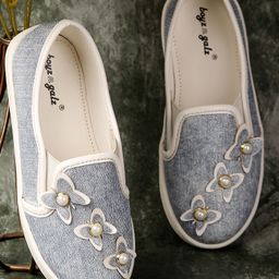 boyz n galz Butterfly Applique Detailed Casual Shoes - Blue-image-24