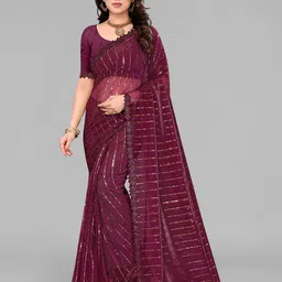 VIJAYA VALLABH Embellished Sequinned Saree-47