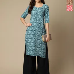 Anouk Rustic Women Pack Of 3 Ethnic Motifs Printed Kurta-image-80