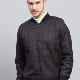 Monte Carlo Men Checked Open Front Jacket-58
