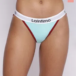 La Intimo Women Pack of 2 Low-Rise Solid Bikini Briefs LIPBR090B09K-picture-17
