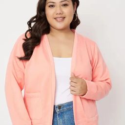 BRINNS Peach Solid Casual Jacket-picture-27