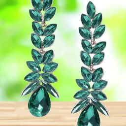 YouBella Valentine Collection Earings Crystal Dangler Earrings-12