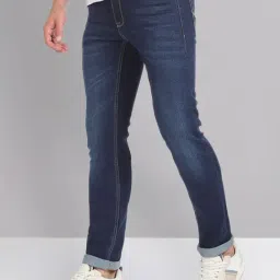 AD by Arvind Blue Skinny Fit Lightly Washed Jeans-image-37