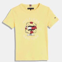 Tommy Hilfiger Kids Citronella Printed Regular Fit T-Shirt-picture-32