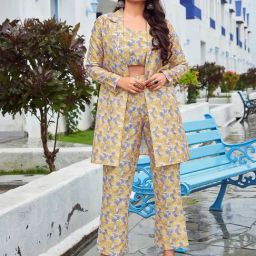 SELVIA Multicolor Printed Co-Ord Set-image-27