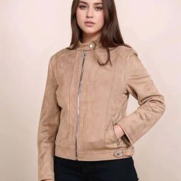 Zink London Beige Plain Jacket-image-87