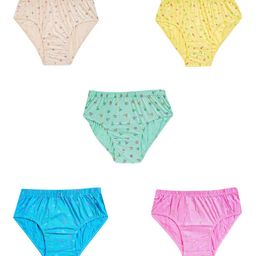 YELLOWDELIGHT Pack of 5 Printed 
Mid-Rise Hipsters YD 675 Breeze (w) lite jetty 2XL-5p-picture-39