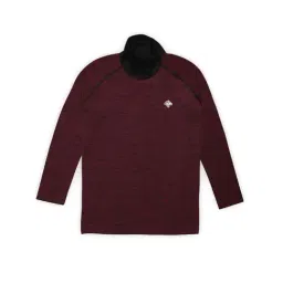 Chimprala Kids Wine Textured T-Shirt-picture-19