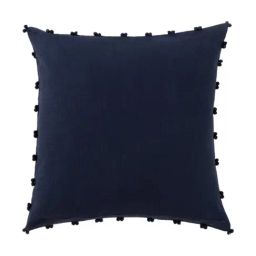 Home4U Dark Blue Cotton Cushion Cover-image-69