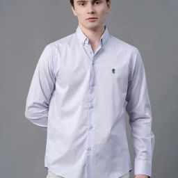 Red Tape Lavender Regular Fit Cotton Shirt-image-43