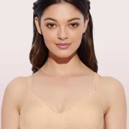 Enamor Beige Non-padded Bra-image-44