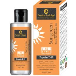 Passion Indulge Papain D10 Natural Sunscreen - 100 gm-image-23