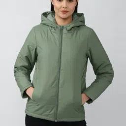 Van Heusen Green Padded Jacket-image-40