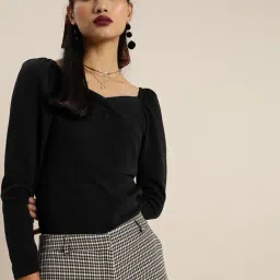 Marie Claire Black Top-picture-12