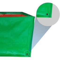 TRUSTBASKET Set Of 5 HDPE Square Grow Bag image 3