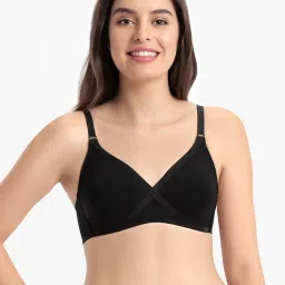 Every De by Amante Black Non Padded Non Wired Full Coverage Bra image 1