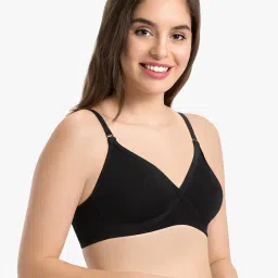 Every De by Amante Black Non Padded Non Wired Full Coverage Bra image 3