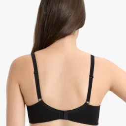 Every De by Amante Black Non Padded Non Wired Full Coverage Bra image 2
