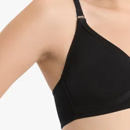 Every De by Amante Black Non Padded Non Wired Full Coverage Bra image 5