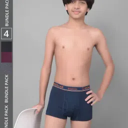 Dollar Bigboss Boys Multicolor Solid Trunks (Pack Of 4)-image-82