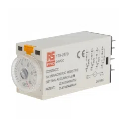 RS PRO Single Function Timer Relay Plug In Mount 24 V DC 4PDT Model No. 1792979-89