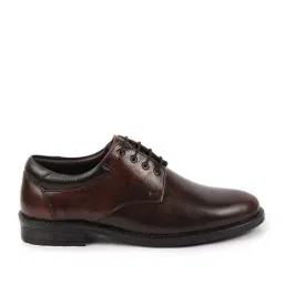 Fausto Men's Brown Derby Shoes-picture-8