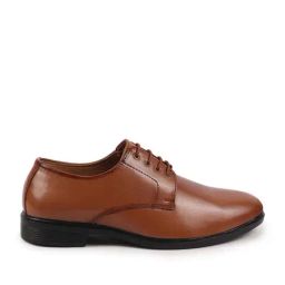Fausto Men's Tan Derby Shoes-image-98