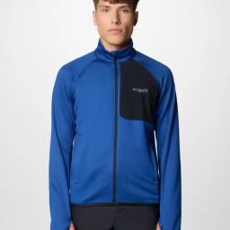 Columbia Mountain Blue Regular Fit Colour Block Jacket-picture-45