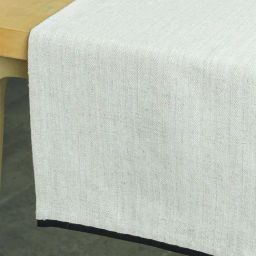 House This Safaid Ivory Cotton Runner image 2