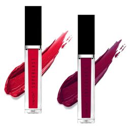 ME-ON Set of 2 Superlast Long Lasting Lip Gloss 6 ml each - Shade 02 &12 image 1