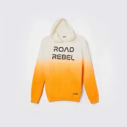 Fame Forever by Lifestyle Orange & Beige Printed Regular Fit Sweater-image-37