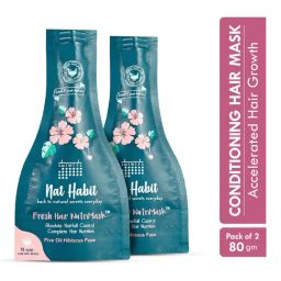 Nat Habit Five Oil Hibiscus Fuse Fresh Hair Nutri Mask - Pack of 2-image-16