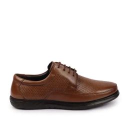 Fausto Men's Tan Derby Shoes-image-99