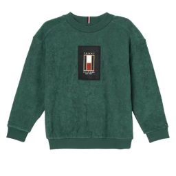 TOMMY HILFIGER Ornamental Green Embroidery Archive Fit Pullover-image-64