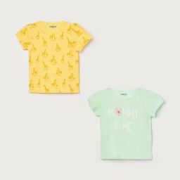 Juniors by Lifestyle Baby Girls Multi Tops - Pack of 2-image-55