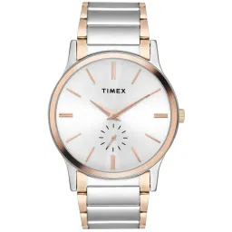 Timex Men Silver Round Dial Analog Watch - TWNTG09SMU05 image 1