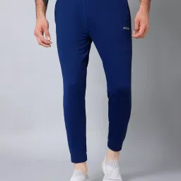 Cantabil Men's Blue Solid Regular Fit Active Wear Track Pant image 1