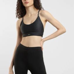 Reebok Black Printed Sports Bra-picture-33