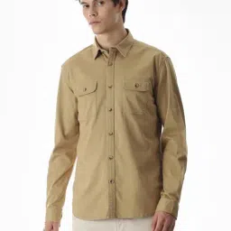 Jack & Jones Brown Cotton Regular Fit Shirt-picture-24