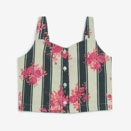 Utsa Kids by Westside Black Striped Cotton-Blend Top-image-18