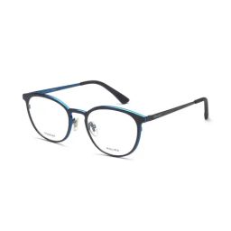 Police VPLB58K51666FR Blue Oval Unisex Eye Frames-image-46