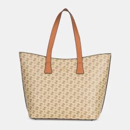 Lavie Taupe Printed Large Tote Handbag-image-71