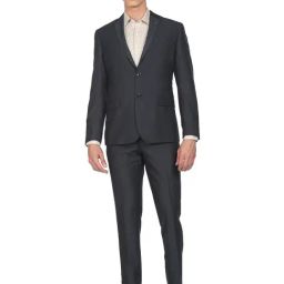 Arrow Charcoal Black Cotton Regular Fit Two Piece Suit-picture-12