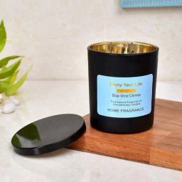 TAYHAA Black Wax Pure Essence Aromatherapy Candle With 2 Wick-image-60