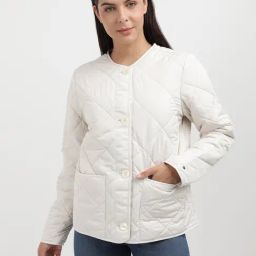 TOMMY HILFIGER White Cotton Regular Fit Jacket-picture-48
